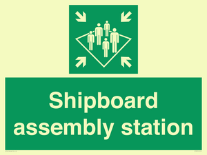 Shipboard assembly station